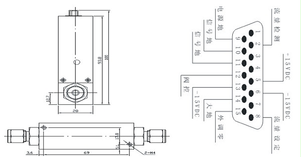 热式质量流量计尺寸图